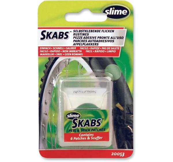 SLIME Flüssigkeiten & Dichtmittel - SKABS PRE-GLUED PATCH 6PK