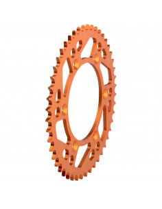 MOOSE RACING HINTERES KETTENRAD / 49 ZÄHNE / 428 TEILUNG / ORANGE / ALUMINIUM 2
