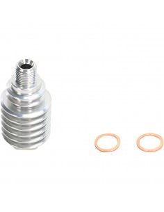 MOOSE RACING HINTERER BREMSSATTELKÜHLER ALUMINIUM SILBER 2