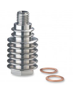MOOSE RACING HINTERER BREMSSATTELKÜHLER ALUMINIUM SILBER 2