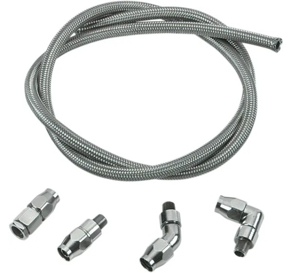 GOODRIDGE Schmiersystem - TANK STUB FEMALE FIT CHR