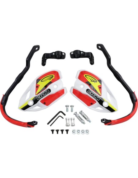 CYCRA Handprotektoren - GUARD HAND OS ULT WHT/RED