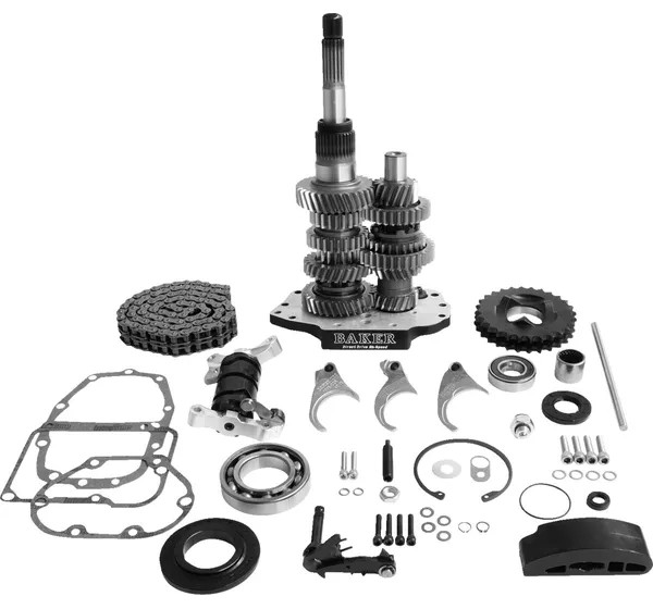 BAKER DRIVETRAIN Getriebe & Getriebekomponenten für Harley Davidson FLSTC 1450 2000-2006