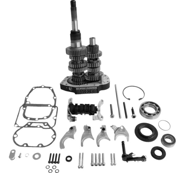 BAKER DRIVETRAIN Getriebe & Getriebekomponenten für Harley Davidson FLSTC 1450 2000-2006