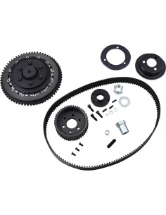 8 mm Riemenantrieb mit geräuscharmem Kupplungssystem