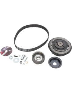 8 mm Riemenantrieb mit geräuscharmem Kupplungssystem