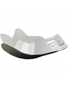 MOOSE RACING MOTORSCHUTZPLATTE ALUMINIUM SILBER 2