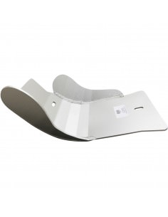 MOOSE RACING MOTORSCHUTZPLATTE ALUMINIUM SILBER 2