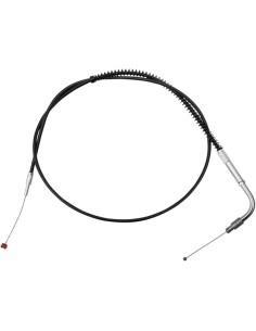 Schwarzes Vinyl Gas-/Leerlaufseil