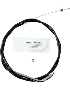 Schwarzes Vinyl Gas-/Leerlaufseil