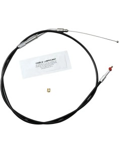 Schwarzes Vinyl Gas-/Leerlaufseil