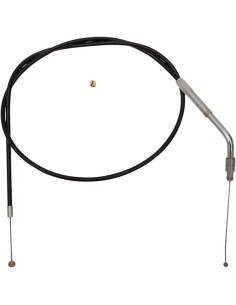 Schwarzes Vinyl Gas-/Leerlaufseil