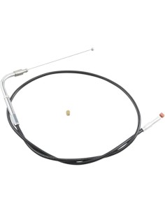 Schwarzes Vinyl Gas-/Leerlaufseil