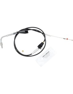 Schwarzes Vinyl Gas-/Leerlaufseil