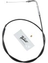 Schwarzes Vinyl Gas-/Leerlaufseil