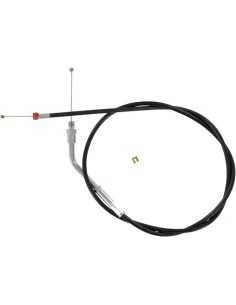 Schwarzes Vinyl Gas-/Leerlaufseil
