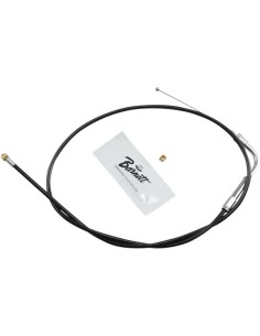 Schwarzes Vinyl Gas-/Leerlaufseil