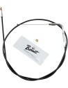 Schwarzes Vinyl Gas-/Leerlaufseil