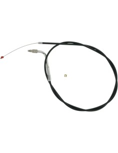 Schwarzes Vinyl Gas-/Leerlaufseil