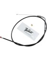 Schwarzes Vinyl Gas-/Leerlaufseil