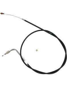 Schwarzes Vinyl Gas-/Leerlaufseil