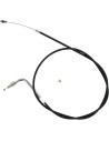 Schwarzes Vinyl Gas-/Leerlaufseil