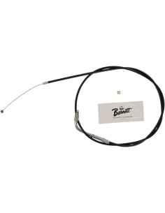 Schwarzes Vinyl Gas-/Leerlaufseil