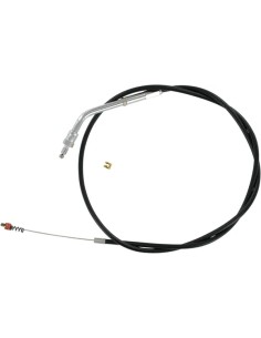 Schwarzes Vinyl Gas-/Leerlaufseil