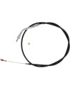 Schwarzes Vinyl Gas-/Leerlaufseil