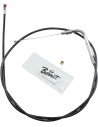 Schwarzes Vinyl Gas-/Leerlaufseil
