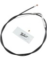 Schwarzes Vinyl Gas-/Leerlaufseil