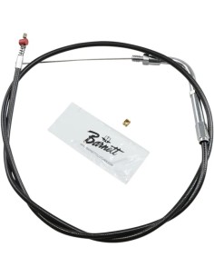 Schwarzes Vinyl Gas-/Leerlaufseil