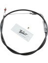 Schwarzes Vinyl Gas-/Leerlaufseil