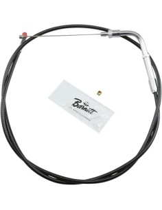 Schwarzes Vinyl Gas-/Leerlaufseil