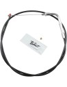 Schwarzes Vinyl Gas-/Leerlaufseil