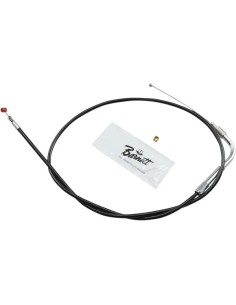 Schwarzes Vinyl Gas-/Leerlaufseil