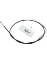 Schwarzes Vinyl Gas-/Leerlaufseil