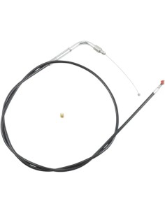 Schwarzes Vinyl Gas-/Leerlaufseil