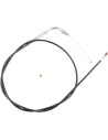 Schwarzes Vinyl Gas-/Leerlaufseil