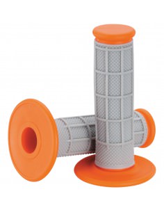 MOOSE RACING QUALIFIER GRIFFE HALB WAFFEL GRAU/ORANGE 2