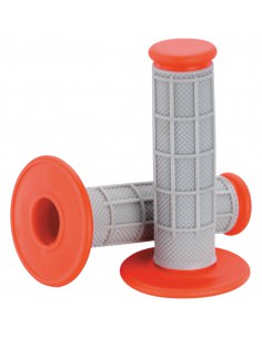 MOOSE RACING QUALIFIER GRIFFE HALB WAFFEL GRAU/ROT 2