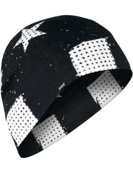 ZAN HEADGEAR Kopf- & Halsbedeckungen - BEANIE SPORTFLEX BK WH FLAG