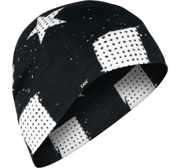 ZAN HEADGEAR Kopf- & Halsbedeckungen - BEANIE SPORTFLEX BK WH FLAG