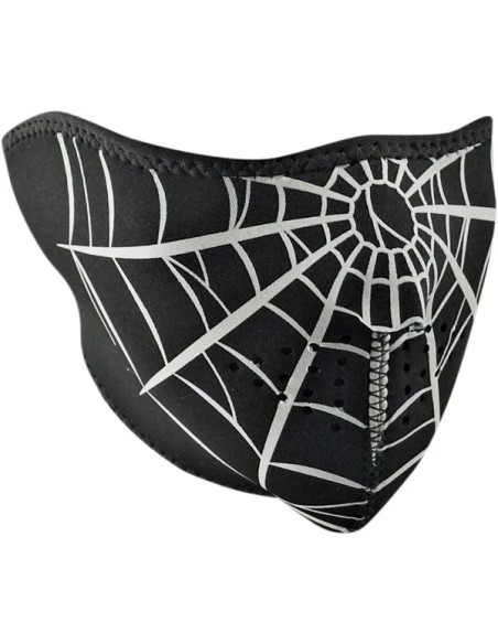 ZAN HEADGEAR Kopf- & Halsbedeckungen - HALF MASK SPIDER WEB