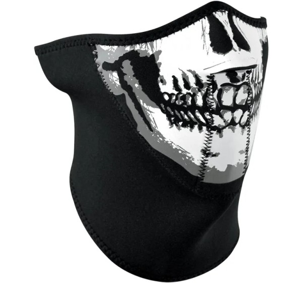ZAN HEADGEAR Kopf- & Halsbedeckungen - HALF MASK 3 PANEL SKULL
