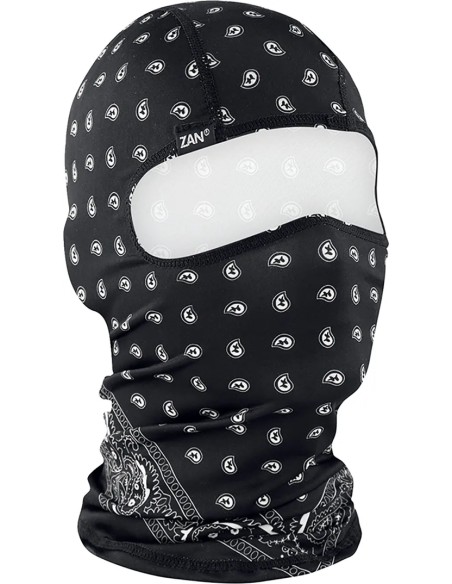 ZAN HEADGEAR Kopf- & Halsbedeckungen - BALACLAVAA POLY BK PAISLEY