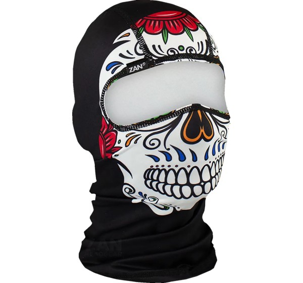 ZAN HEADGEAR Kopf- & Halsbedeckungen - BALACLAVA POLY MUERTE SKULL