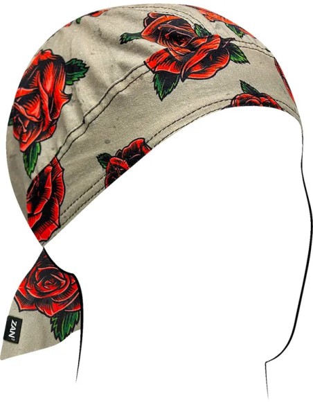 ZAN HEADGEAR Kopf- & Halsbedeckungen - FLYDANNA CTN TATTOO ROSES