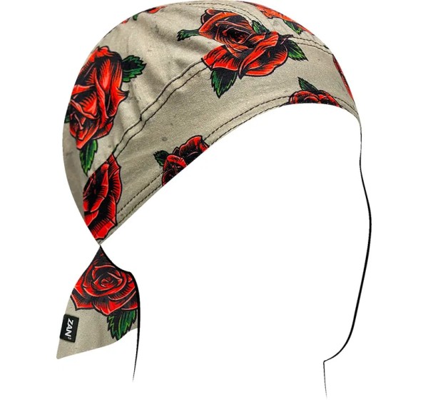 ZAN HEADGEAR Kopf- & Halsbedeckungen - FLYDANNA CTN TATTOO ROSES