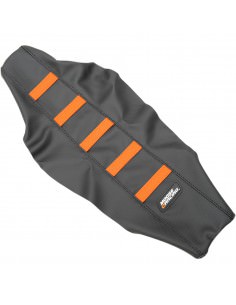 MOOSE RACING SITZBANKBEZUG GERIPPT GUMMIERT ORANGE 2